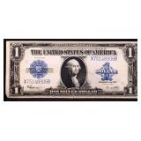1923 horse blanket silver certificate w/ info card
