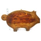 Vntg wood pig cutting board