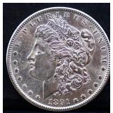1891S Morgan silver dollar