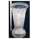 1920s Fenton etched wisteria 10in vase