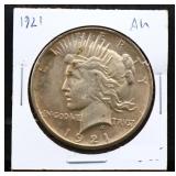 1921 peace dollar