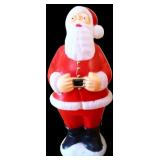 Vntg 39in Santa blow mold see pics NO SHIP