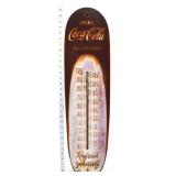 Vntg metal 8x30 Coca Cola cigar thermometer