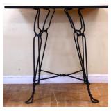 Vintage ice cream parlor dining table