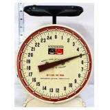 Vntg Hanson metal kitchen scale