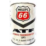 Vntg 1qt Phillip 66 Transmission Fluid can, full