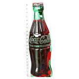 Metal 6x21in Coca Cola bottle sign