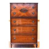 1920s 5 drawer tall chest see photos