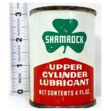 Vntg 4oz Shamrock Lubricant can, full NO SHIPPING