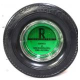 Vntg Remington Tires adv ashtray