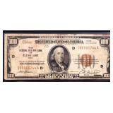 1929 Federal Reserve Of Cleveland $100 note