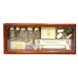 Vtg Corticelli Silk Culture Cabinet