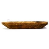 Wood 12in dough bowl