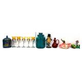 Mixed estate lot, inc teal canister jar lot as is