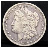 1890 Carson City Morgan silver dollar
