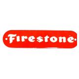 Porcelain 8x2in Firestone sign