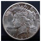 1927 peace dollar
