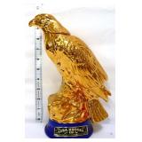Vntg Ezra Brooks 10in eagle figural decanter