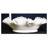 Fenton silver crest 11.5in bowl
