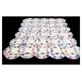 Double wedding band 84x99 quilt