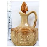 Greentown chocolate slag cactus cruet