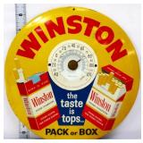Vntg 9in TOC Winston Cigarettes thermometer