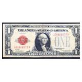1928 red seal $1 note