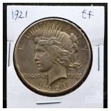 1921 peace dollar