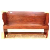 Vintage pew bench