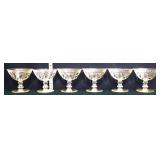Lot of 6 Fostoria old colony sherbets