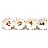 Lot of 4 vntg plastic Kellogg