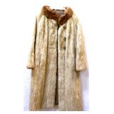 Vintage long fur coat