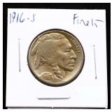 1916S buffalo nickel