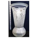 1920s Fenton etched wisteria 10in vase