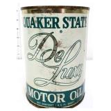 Vntg 1qt Quaker State Motor OIl can