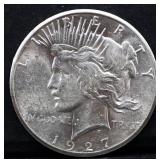 1927 peace dollar