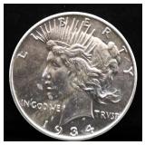1934 peace dollar