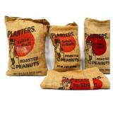 Lot of 4 Planters Peanuts bags