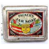 Vntg Packers Tar Soap tin