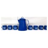 8 piece blue Jack Daniels TN mud campfire set