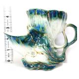 Vintage blue/green shaving mug