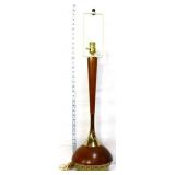 MCM wood/metal lamp, no shade