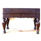 Vintage mahogany oversize spinet desk see pics
