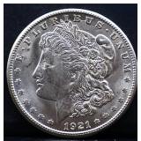 1921S Morgan silver dollar