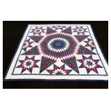 Lone star reversible 80x80 quilt