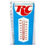 Vntg metal 5.75x13.5 RC Cola adv thermometer