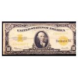 1922 gold seal $10 gold note