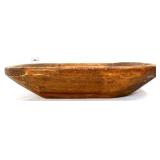 Wood 9.5in dough bowl
