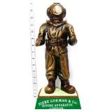 Cast iron 14in Diving figural statue
