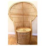 MCM woven peacock chair see photos